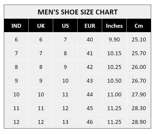 👞 Men’s Smart Formal Black Shoes
