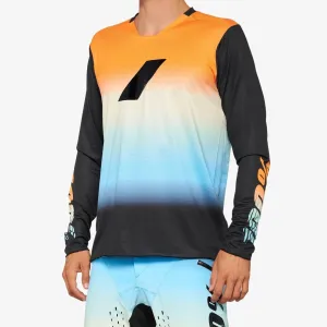 100% R-CORE X LE Long Sleeve Jersey - Sunset Lrg