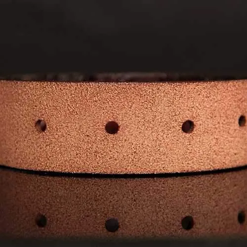 125CM Men Business Cow Leather Belt with Anti-Scratch Buckle