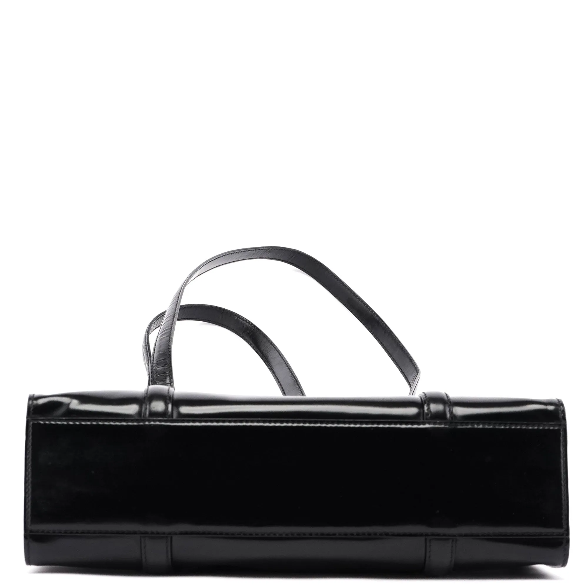 1995 Black Spazzolato Tote Bag