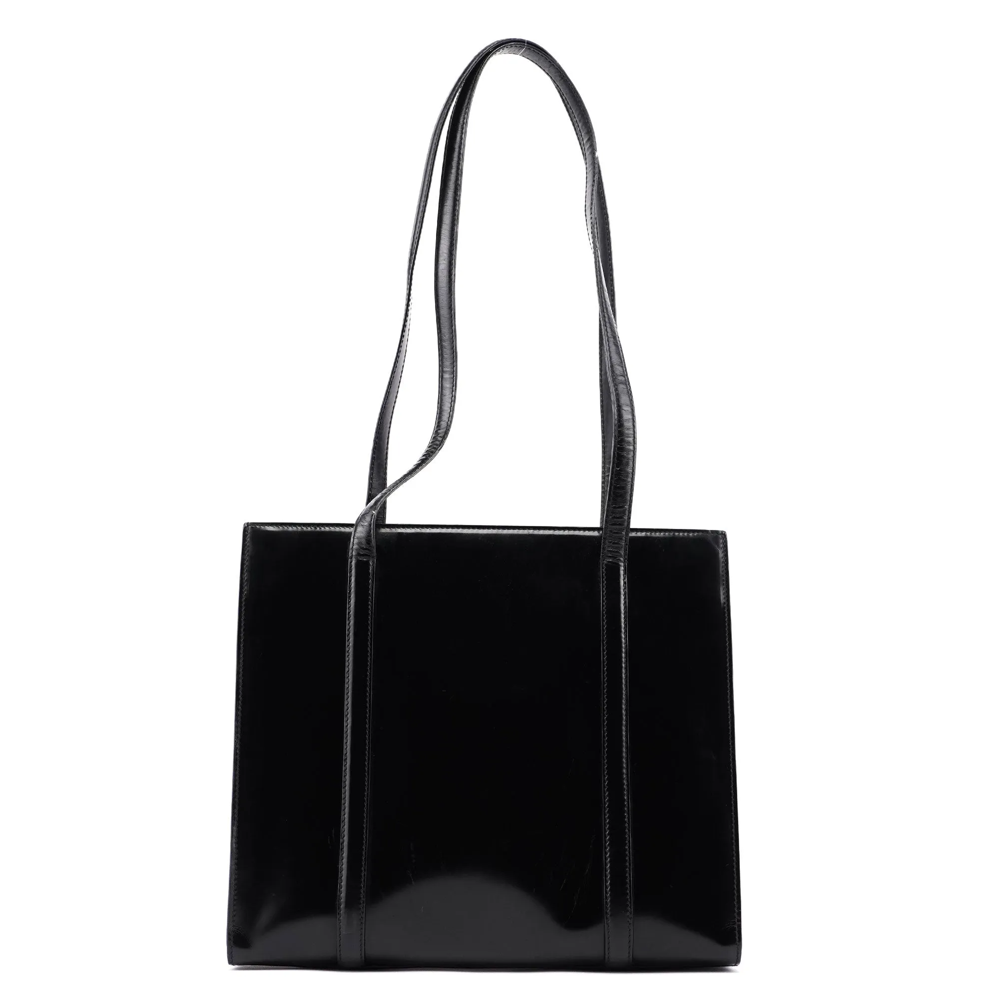 1995 Black Spazzolato Tote Bag
