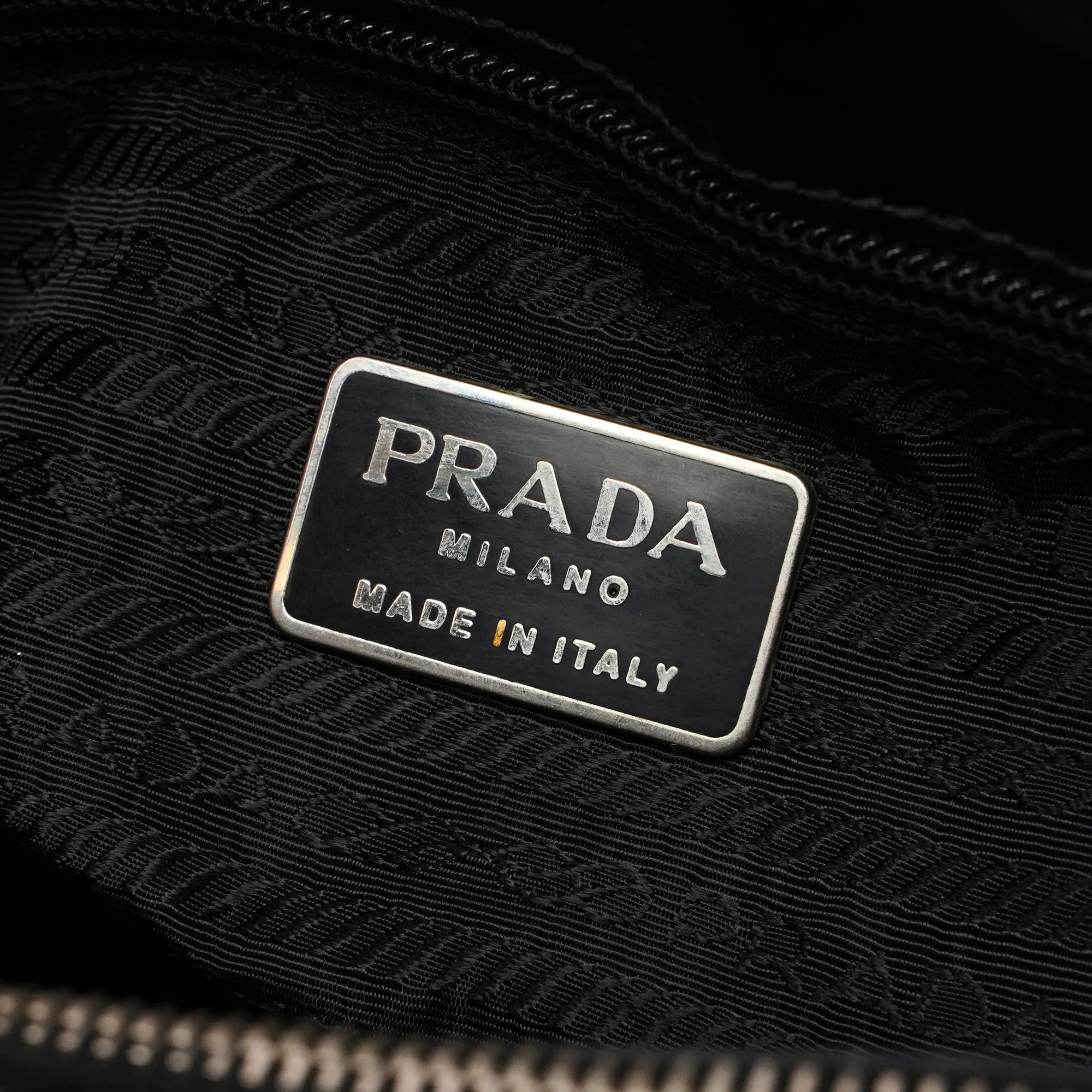 1995 Black Spazzolato Tote Bag