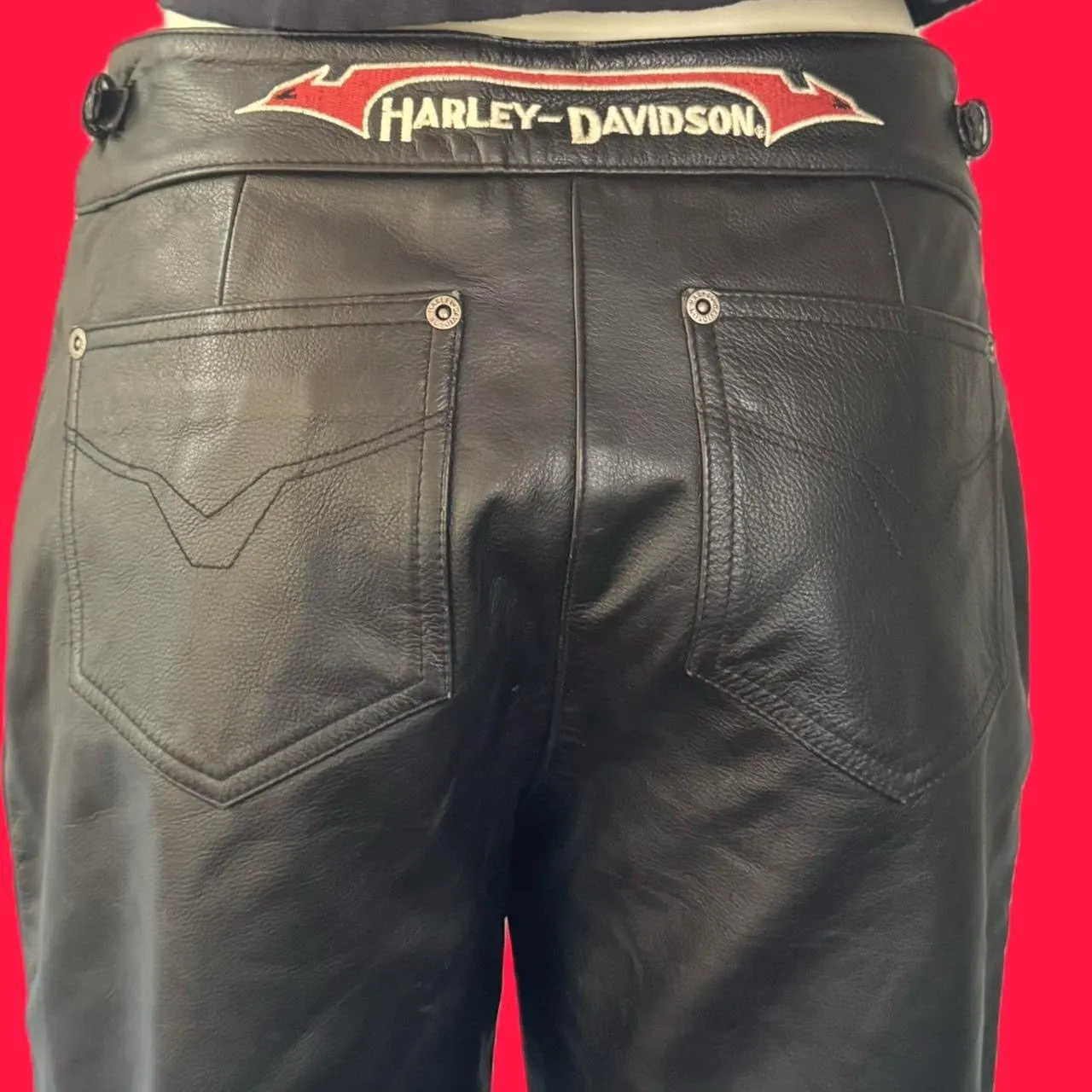 2006 Leather Harley Davidson leather pants