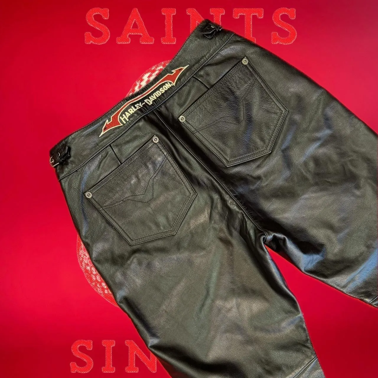 2006 Leather Harley Davidson leather pants