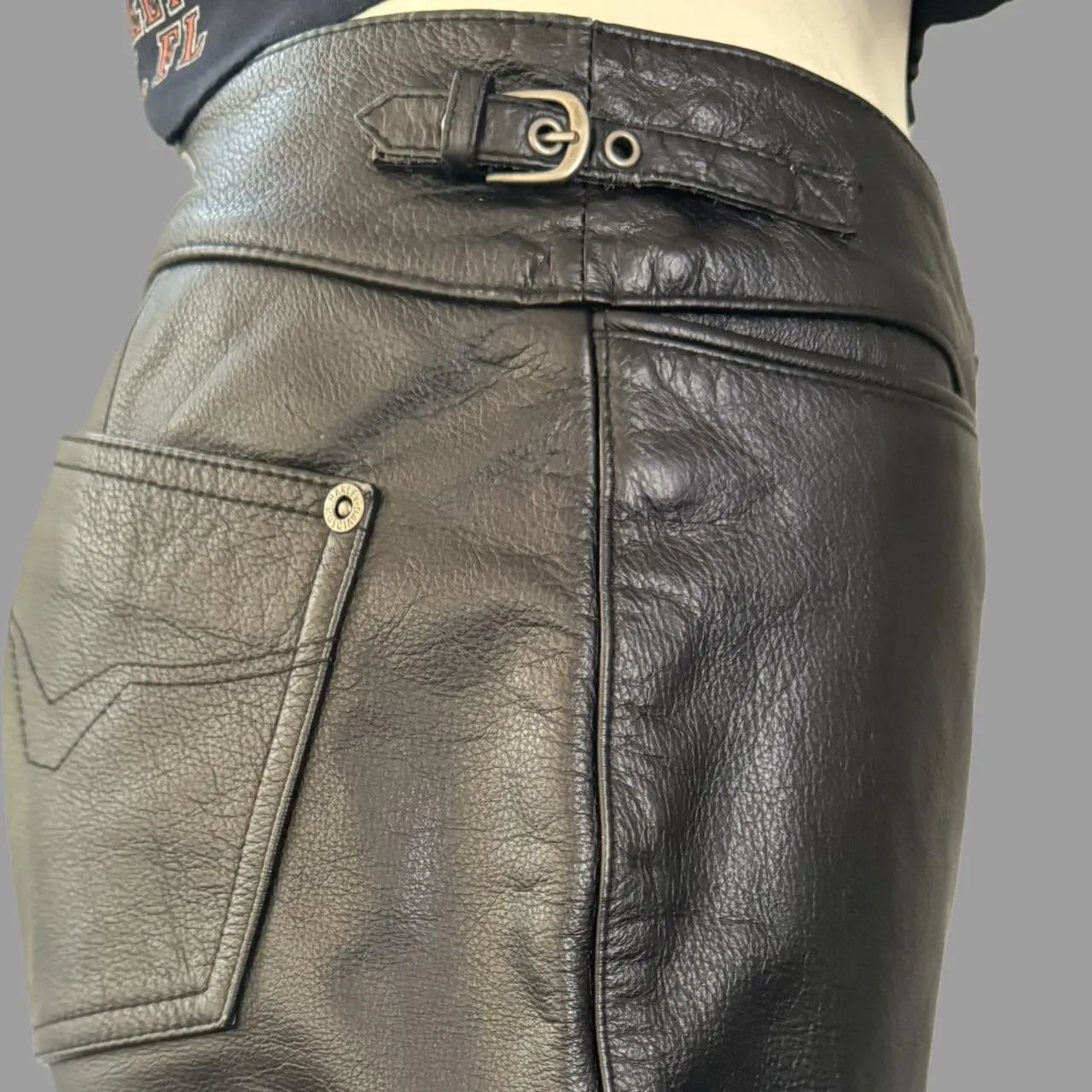 2006 Leather Harley Davidson leather pants