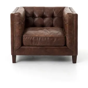 Abbott Club Chair in Cigar
