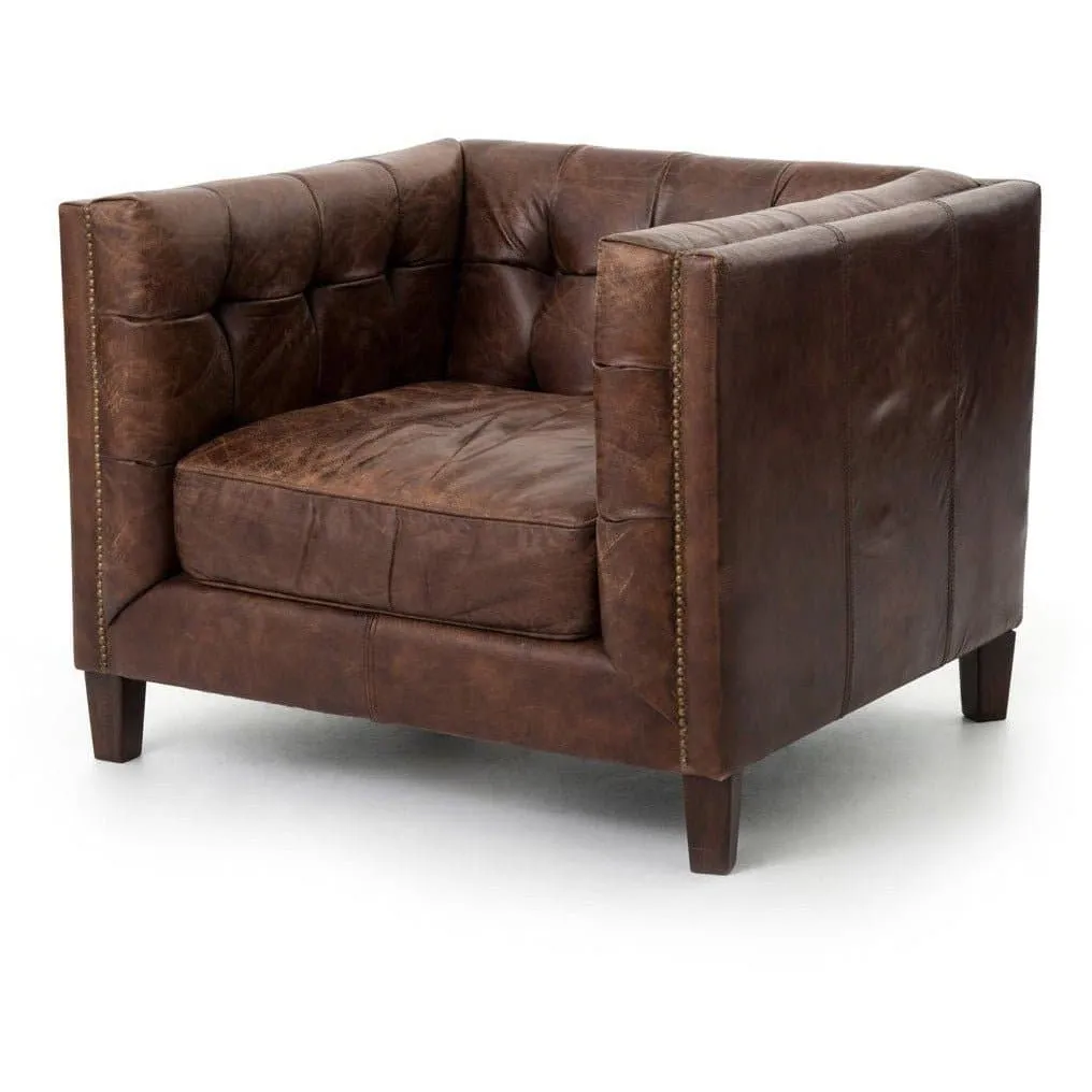 Abbott Club Chair in Cigar