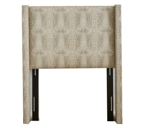 Allie Tan Winged Headboard