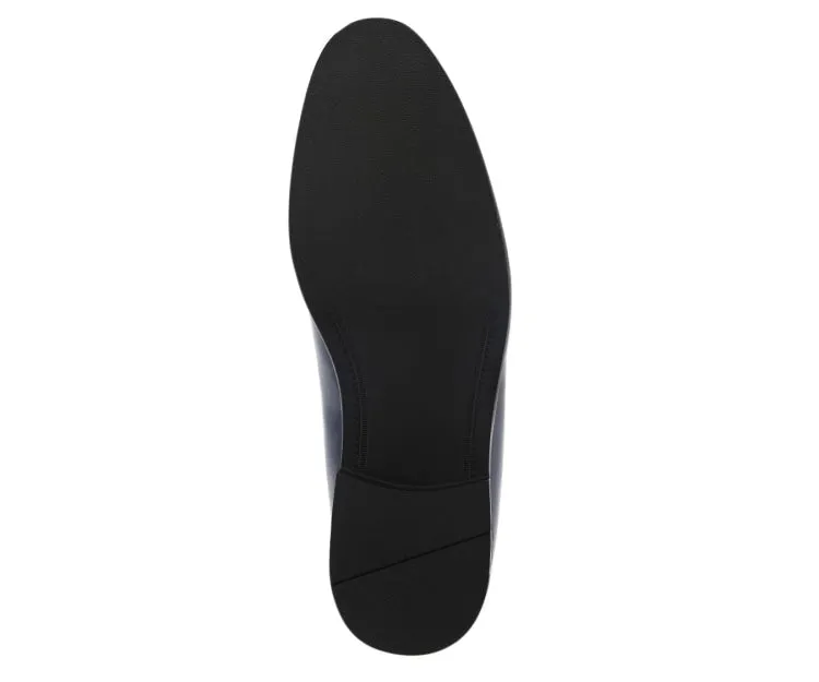 Andrew Navy Patent Loafers