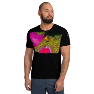 Anemone & Clown All-Over Print Men's Athletic T-shirt