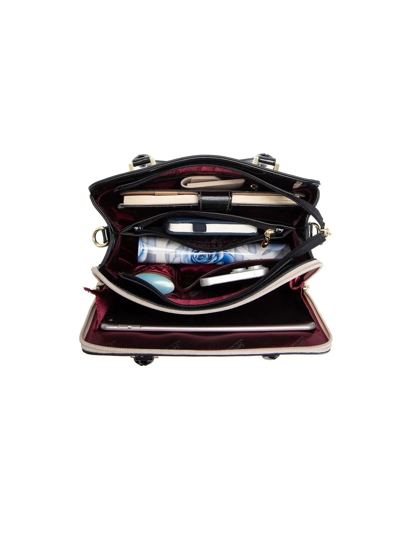 APHRODITE GRIP HANDLE LEATHER BAG- SF23-0343