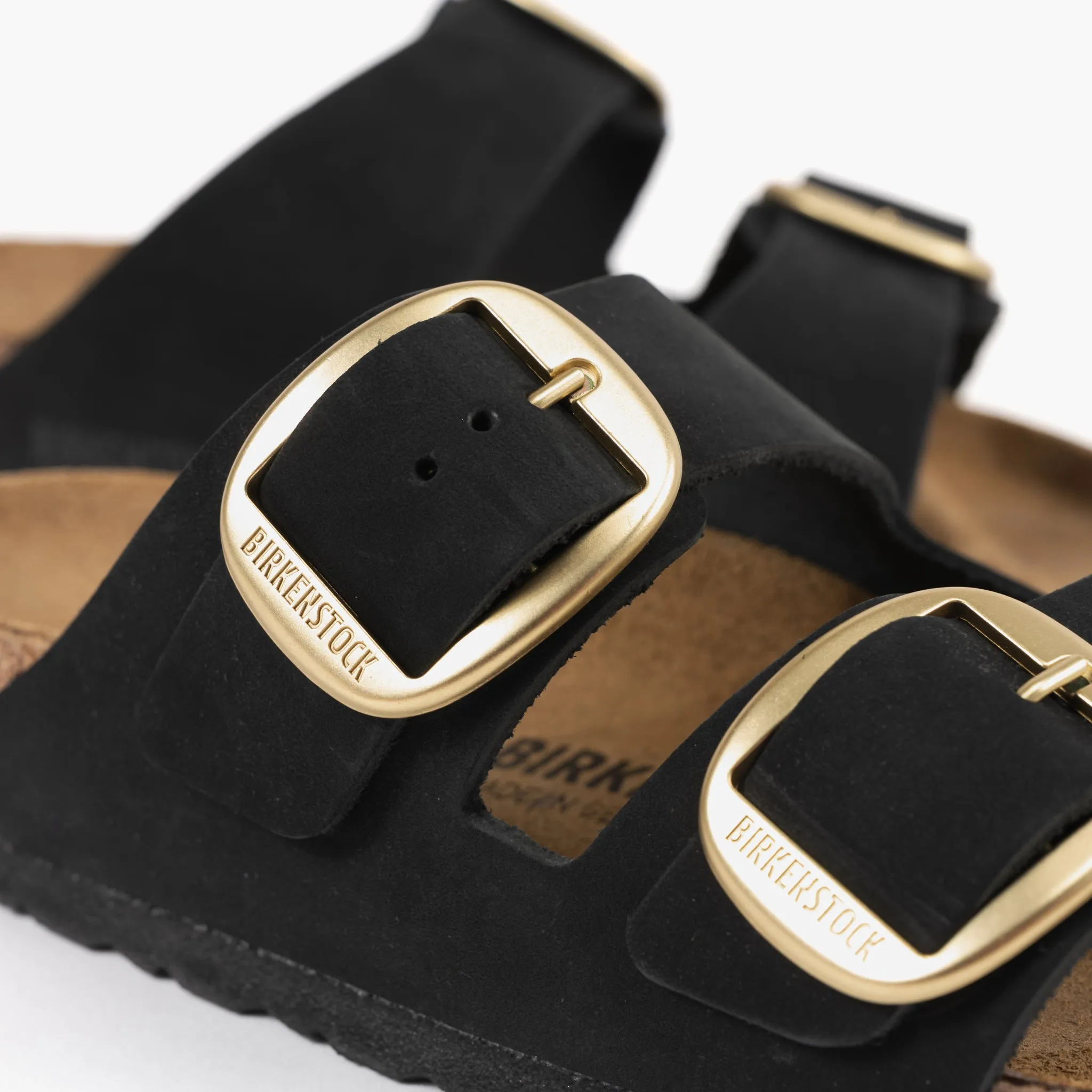 ARIZONA BIG BUCKLE - BLACK - NUBUCK