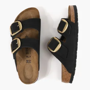 ARIZONA BIG BUCKLE - BLACK - NUBUCK