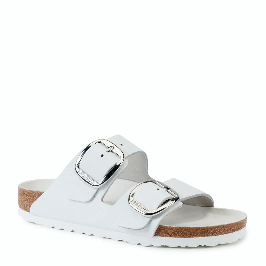 ARIZONA BIG BUCKLE - WHITE - LEATHER