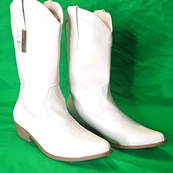 ARIZONA MAYBROOK CREAM COWGIRL BOOTS,Country ,Western ,line dance