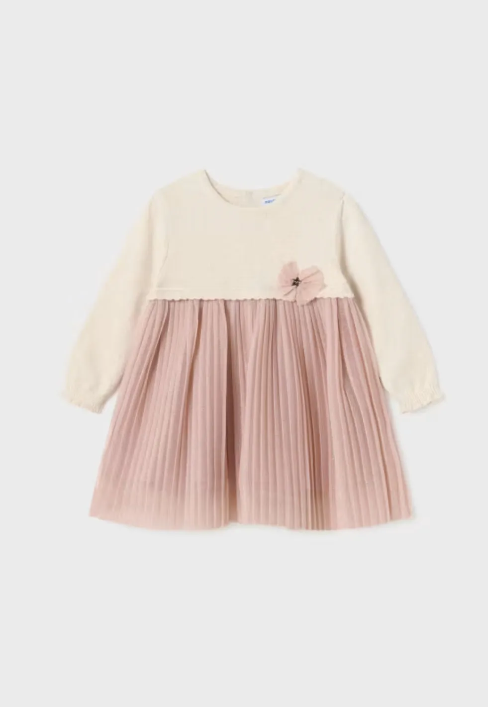 Baby Girls Knit Pleated Dress