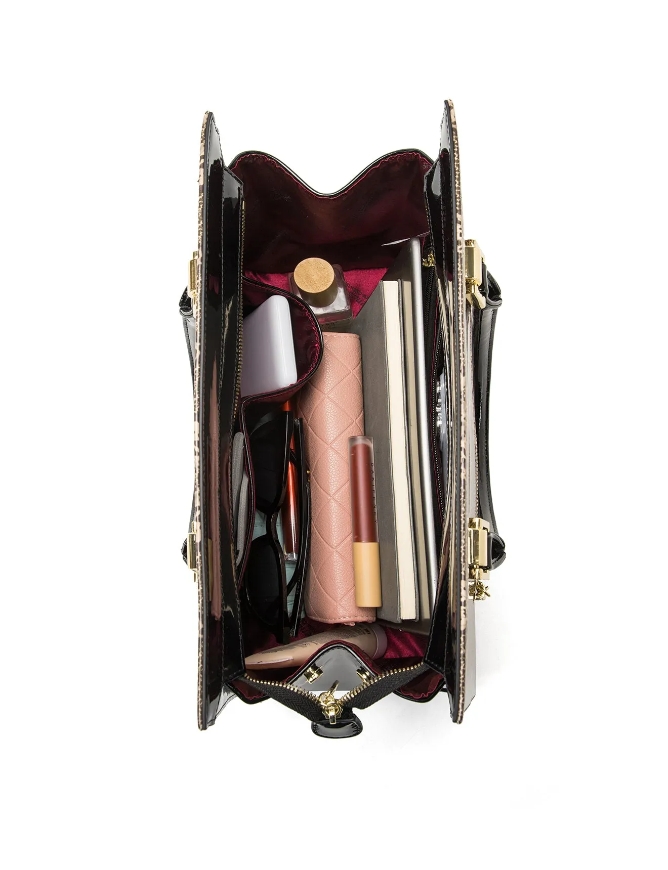 BINDI PATENT LEATHER BAG-SF31-7922- NEW IN