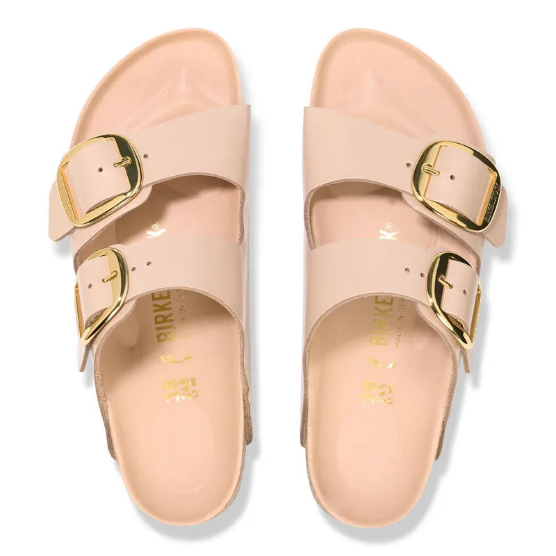 BIRKENSTOCK Arizona BB LENA High Shine Sandals in New Beige