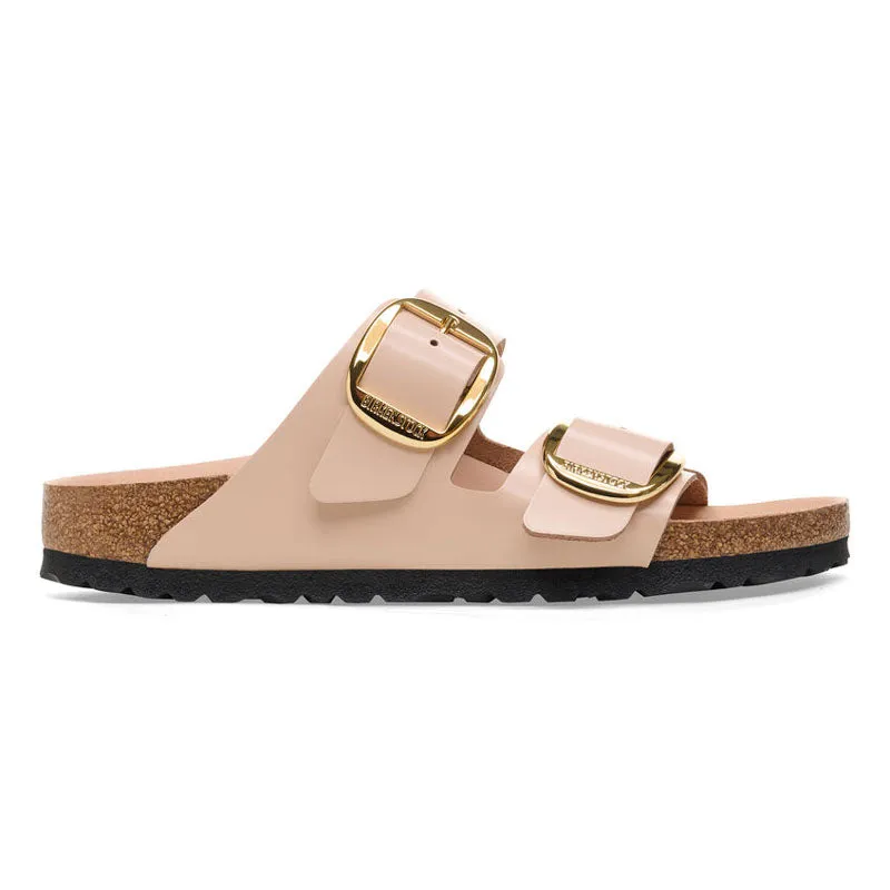 BIRKENSTOCK Arizona BB LENA High Shine Sandals in New Beige