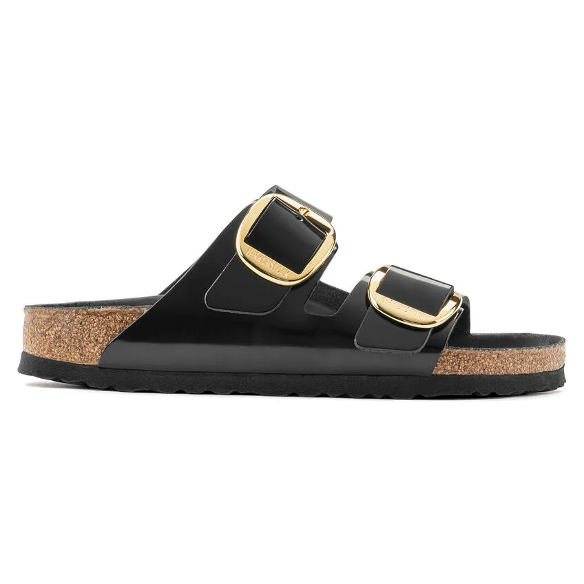 Birkenstock Women's Arizona Big Buckle (Patent Leather) Sandal - High Shine Black