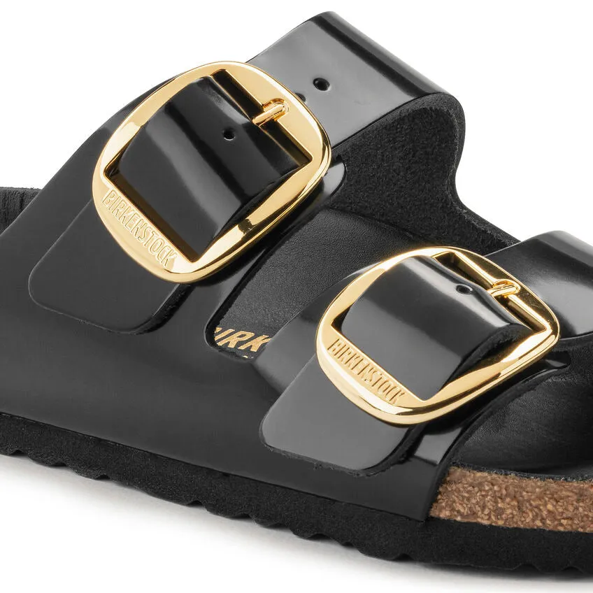 Birkenstock Women's Arizona Big Buckle (Patent Leather) Sandal - High Shine Black