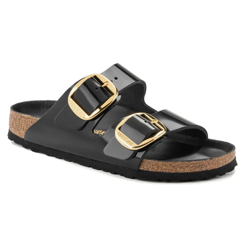 Birkenstock Women's Arizona Big Buckle (Patent Leather) Sandal - High Shine Black