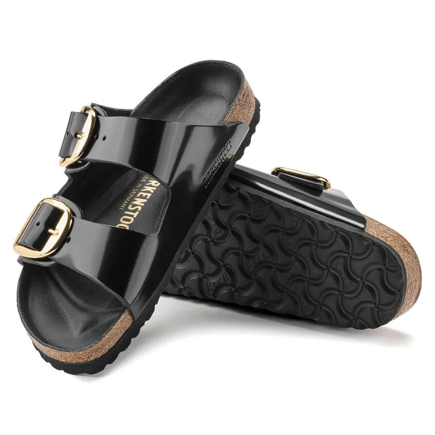 Birkenstock Women's Arizona Big Buckle (Patent Leather) Sandal - High Shine Black