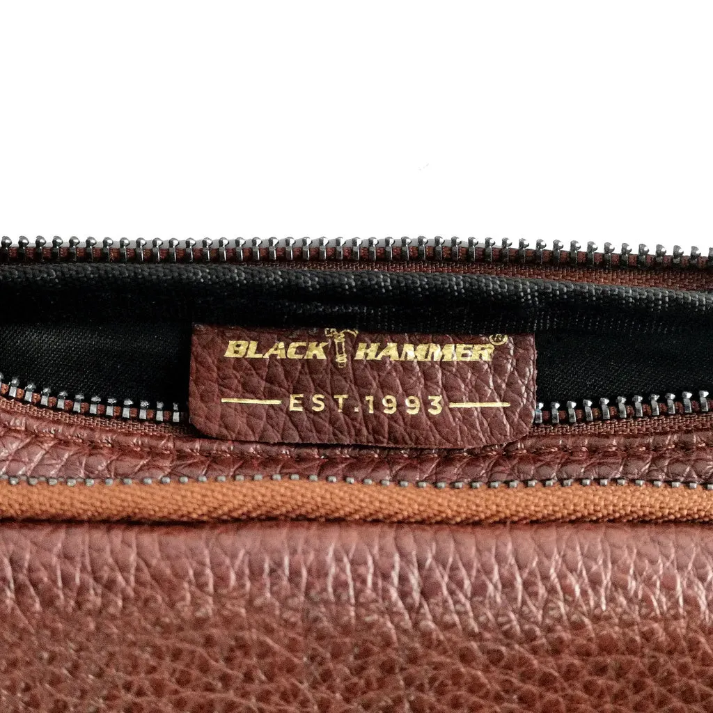 Black Hammer Men Genuine Leather Chest Bag RG711