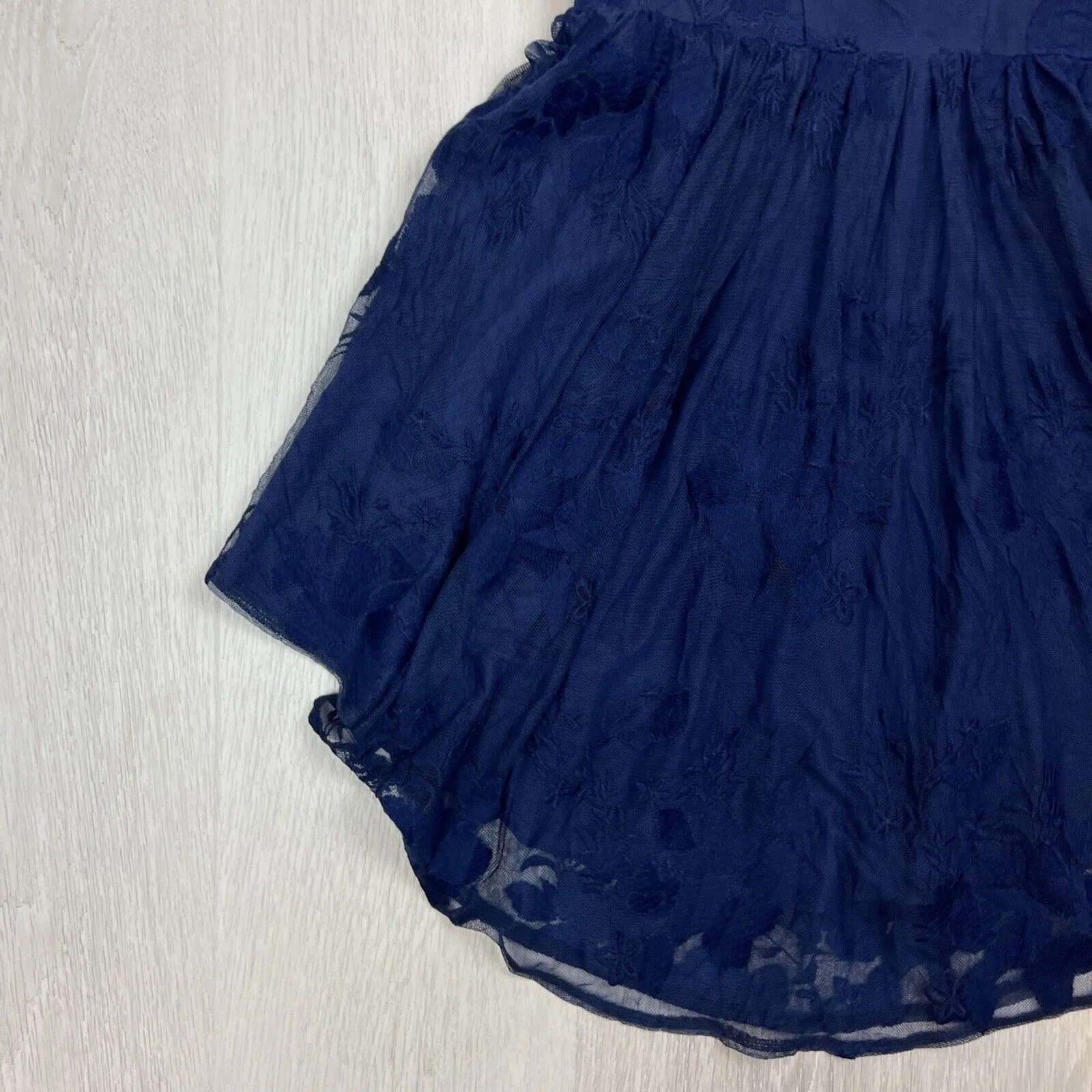 Blossom Womens Navy Blue Lace Dress Size 8 (New)