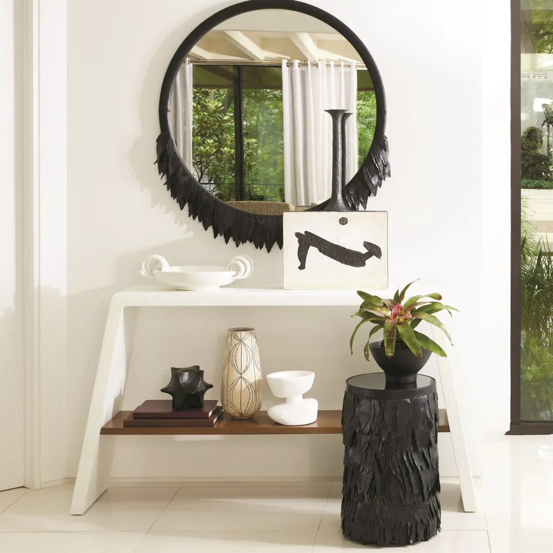 Boom Black Accent Table