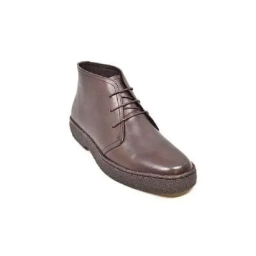 British Walkers Playboy Original Men's Brown Leather High Top Ankle Boots