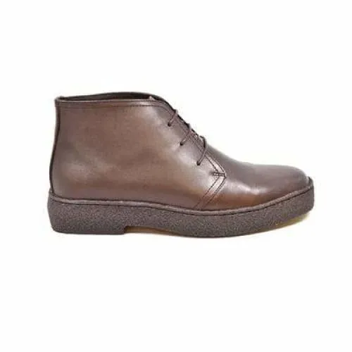 British Walkers Playboy Original Men's Brown Leather High Top Ankle Boots