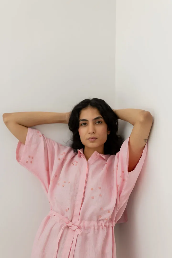 Bubblegum Pink Shirt Dress