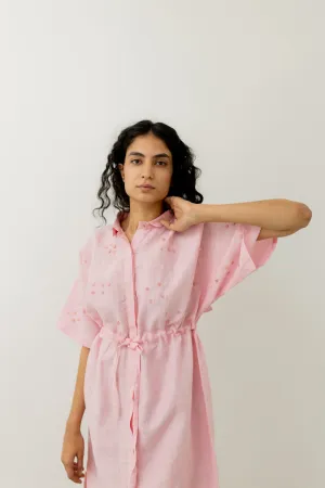 Bubblegum Pink Shirt Dress