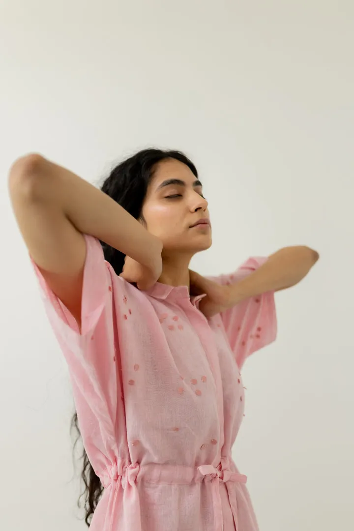 Bubblegum Pink Shirt Dress