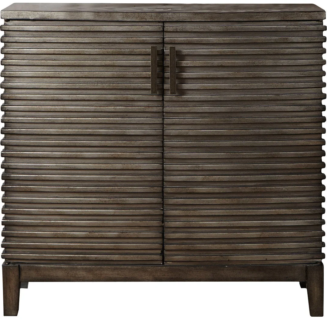 Cale Rustic 2-Door Accent Cabinet Beachcrest Home™ Color: Gray