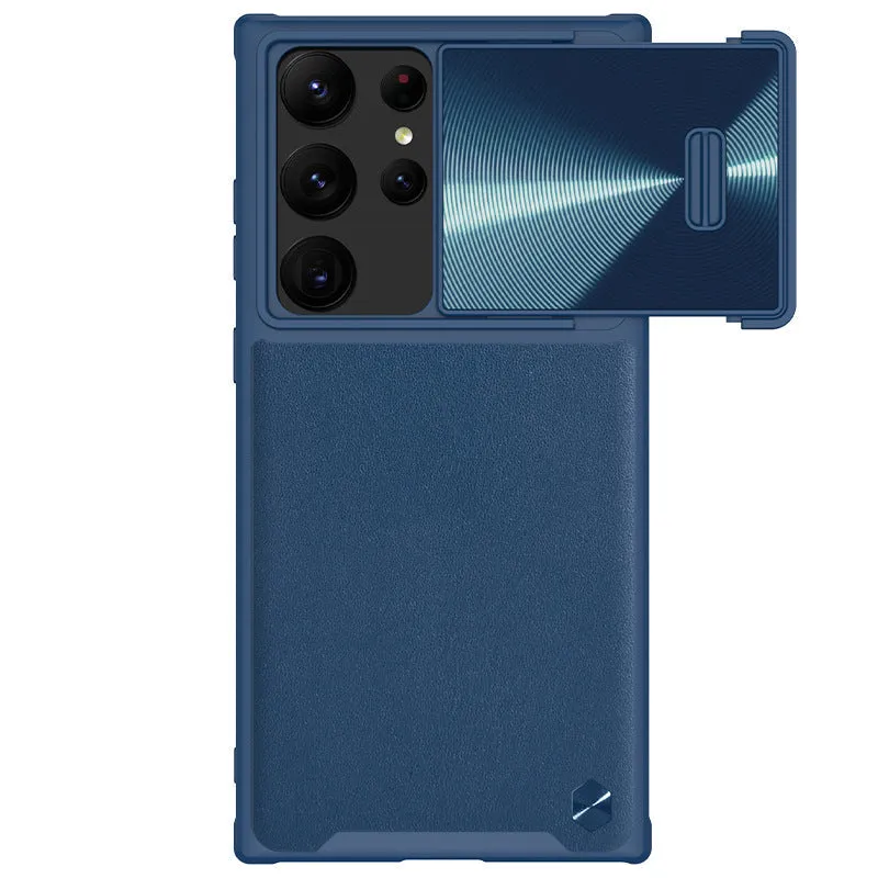 CamShield Leather Case for Samsung Galaxy S23  Galaxy S23 Plus  Galaxy S23 Ultra