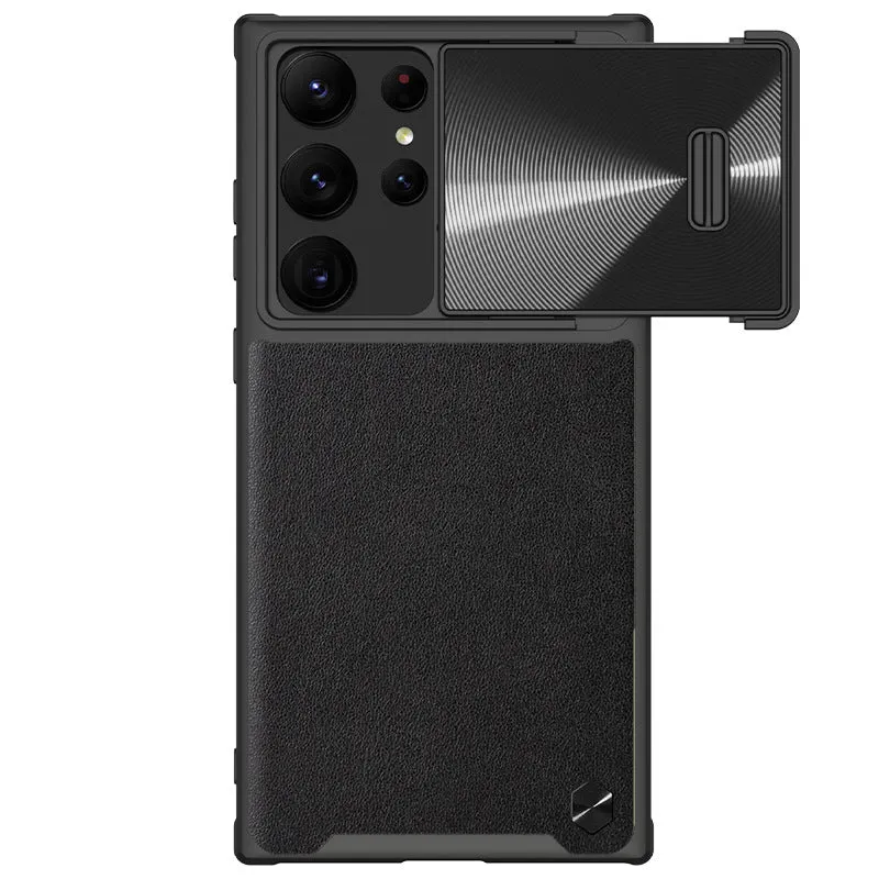 CamShield Leather Case for Samsung Galaxy S23  Galaxy S23 Plus  Galaxy S23 Ultra