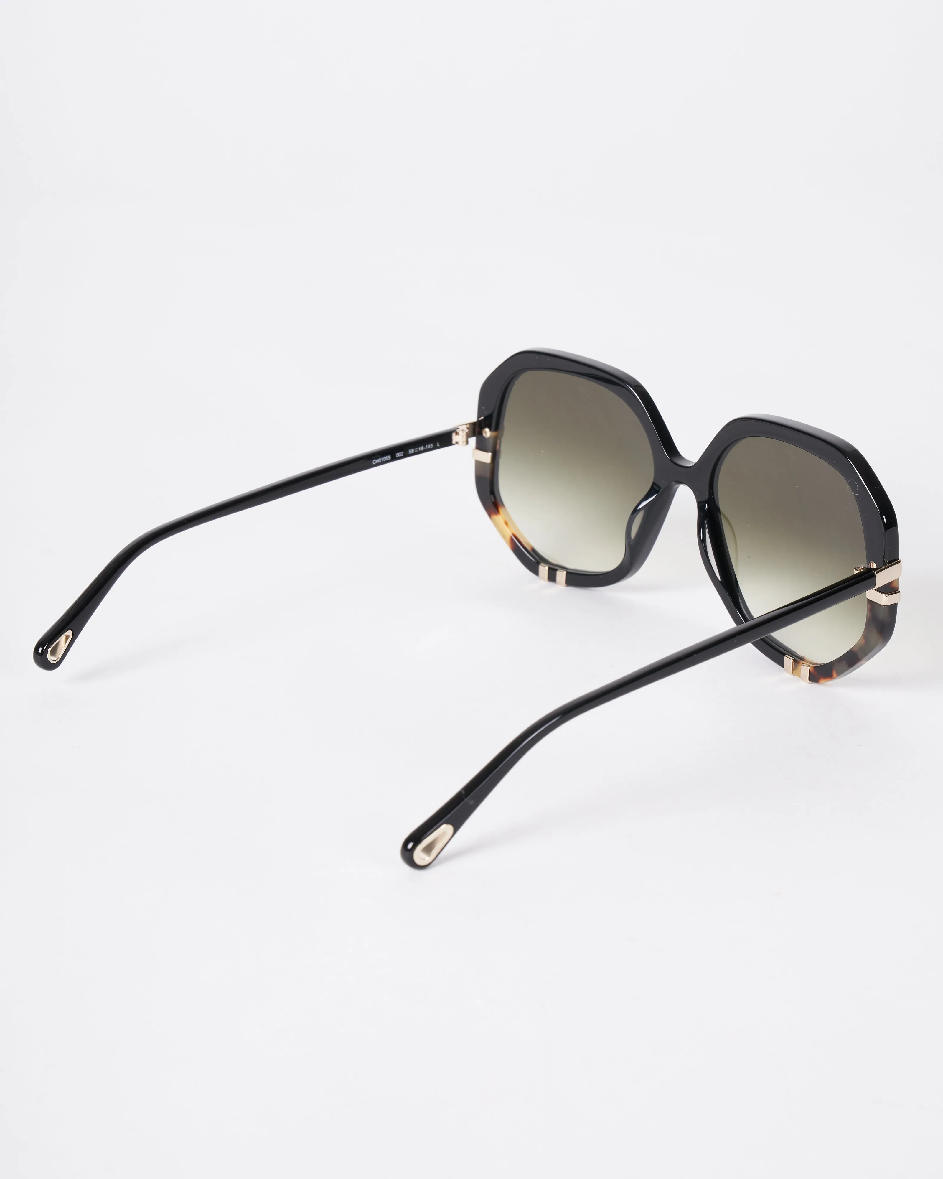 ch0105s-002 sunglasses - green black