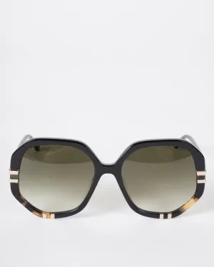 ch0105s-002 sunglasses - green black
