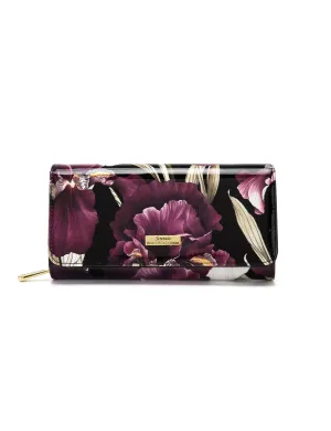 CHARLOTTE LARGE  PATENT LEATHER WALLET WITH RFID- WSF3001- NEW IN
