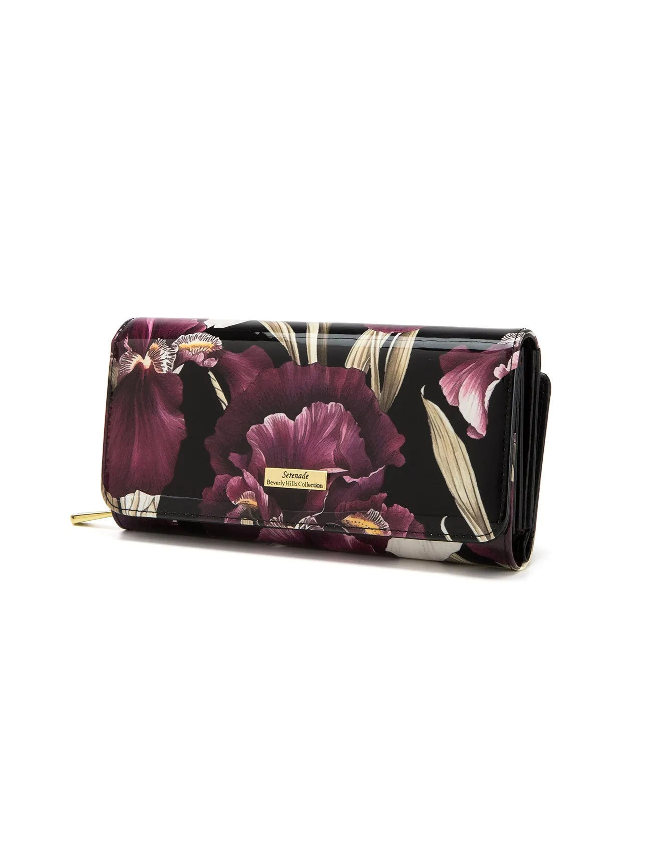CHARLOTTE LARGE  PATENT LEATHER WALLET WITH RFID- WSF3001- NEW IN