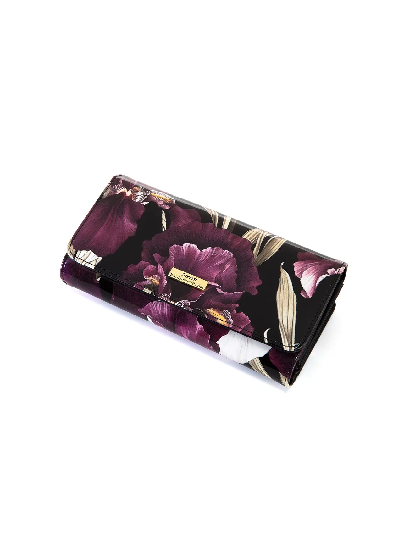 CHARLOTTE LARGE  PATENT LEATHER WALLET WITH RFID- WSF3001- NEW IN