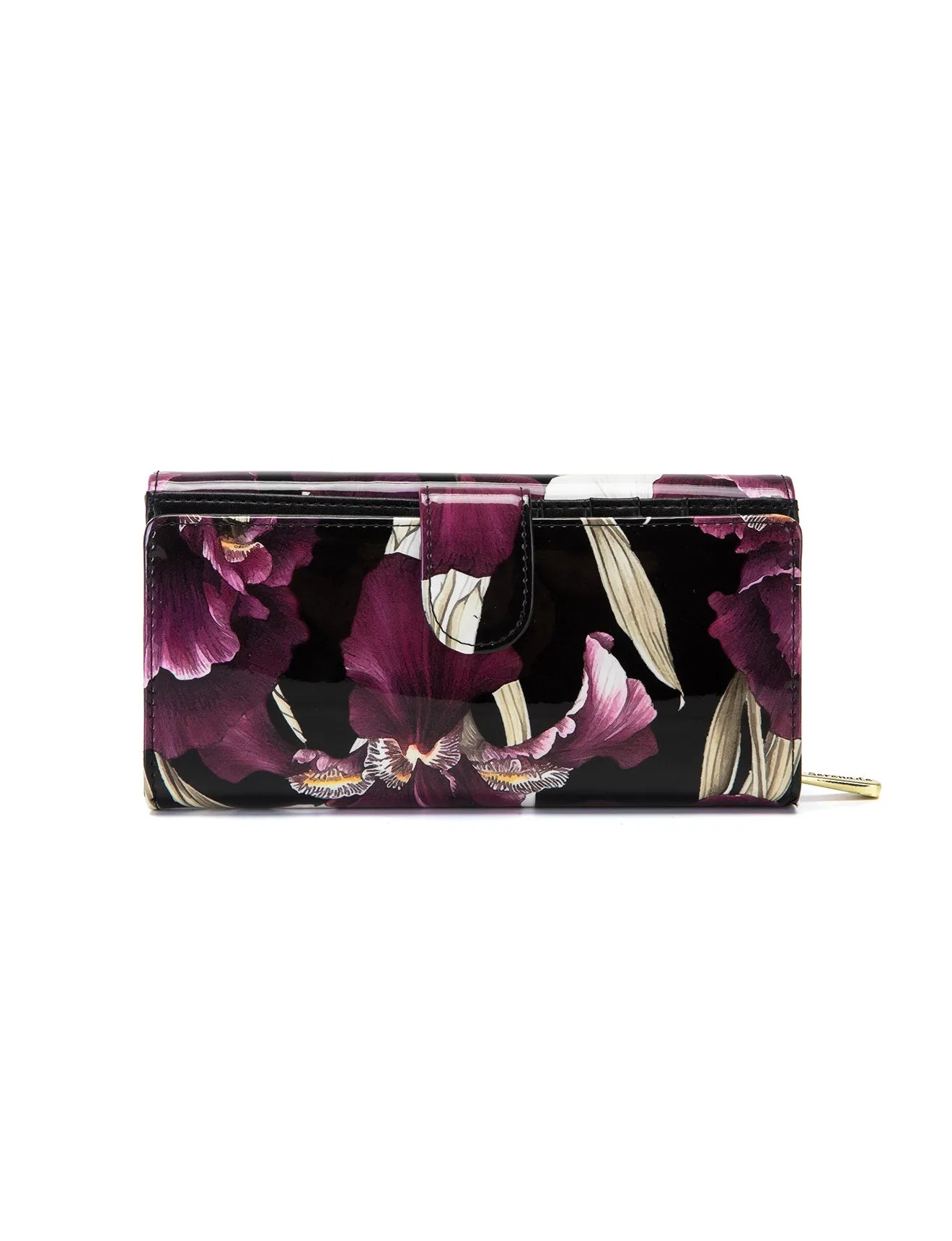 CHARLOTTE LARGE  PATENT LEATHER WALLET WITH RFID- WSF3001- NEW IN