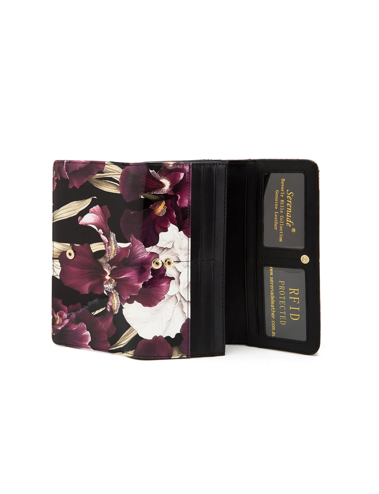 CHARLOTTE LARGE  PATENT LEATHER WALLET WITH RFID- WSF3001- NEW IN