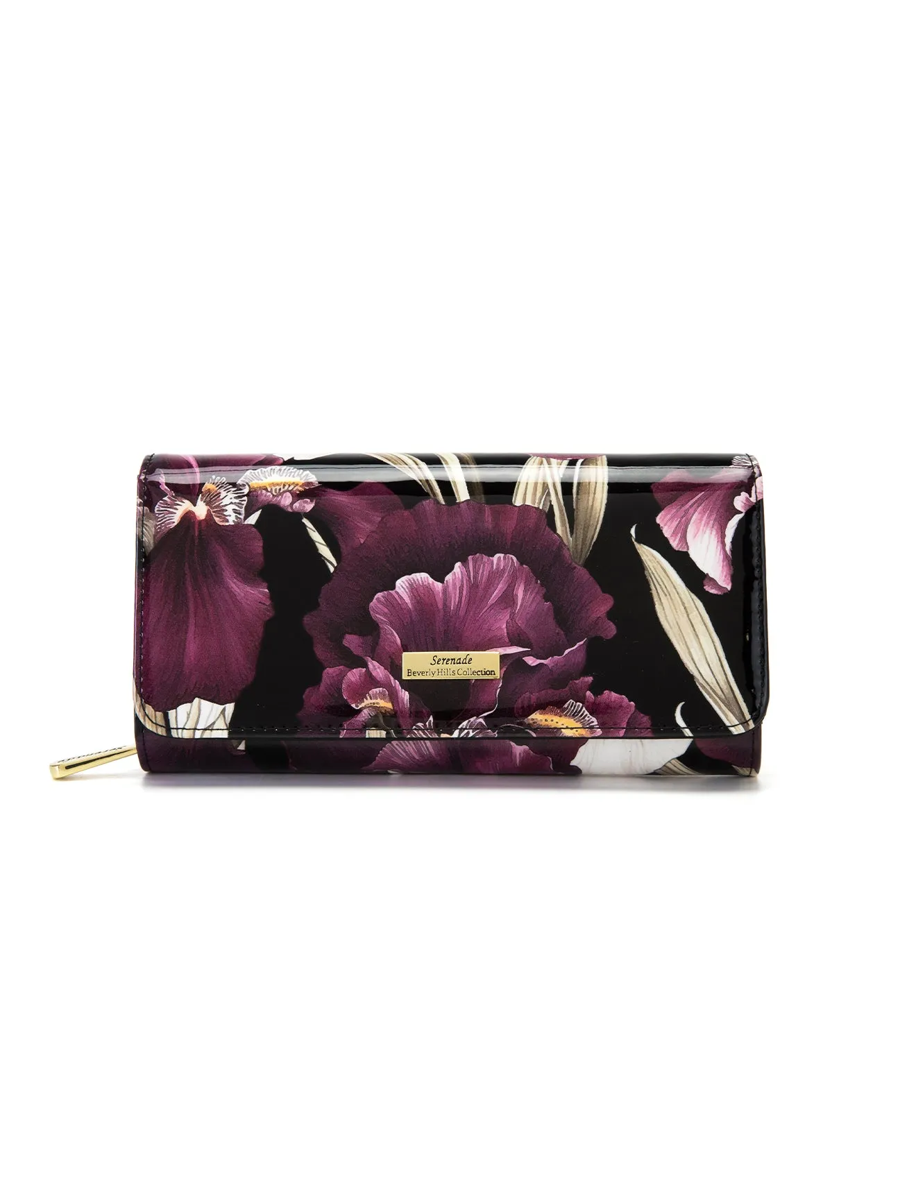 CHARLOTTE LARGE  PATENT LEATHER WALLET WITH RFID- WSF3001- NEW IN