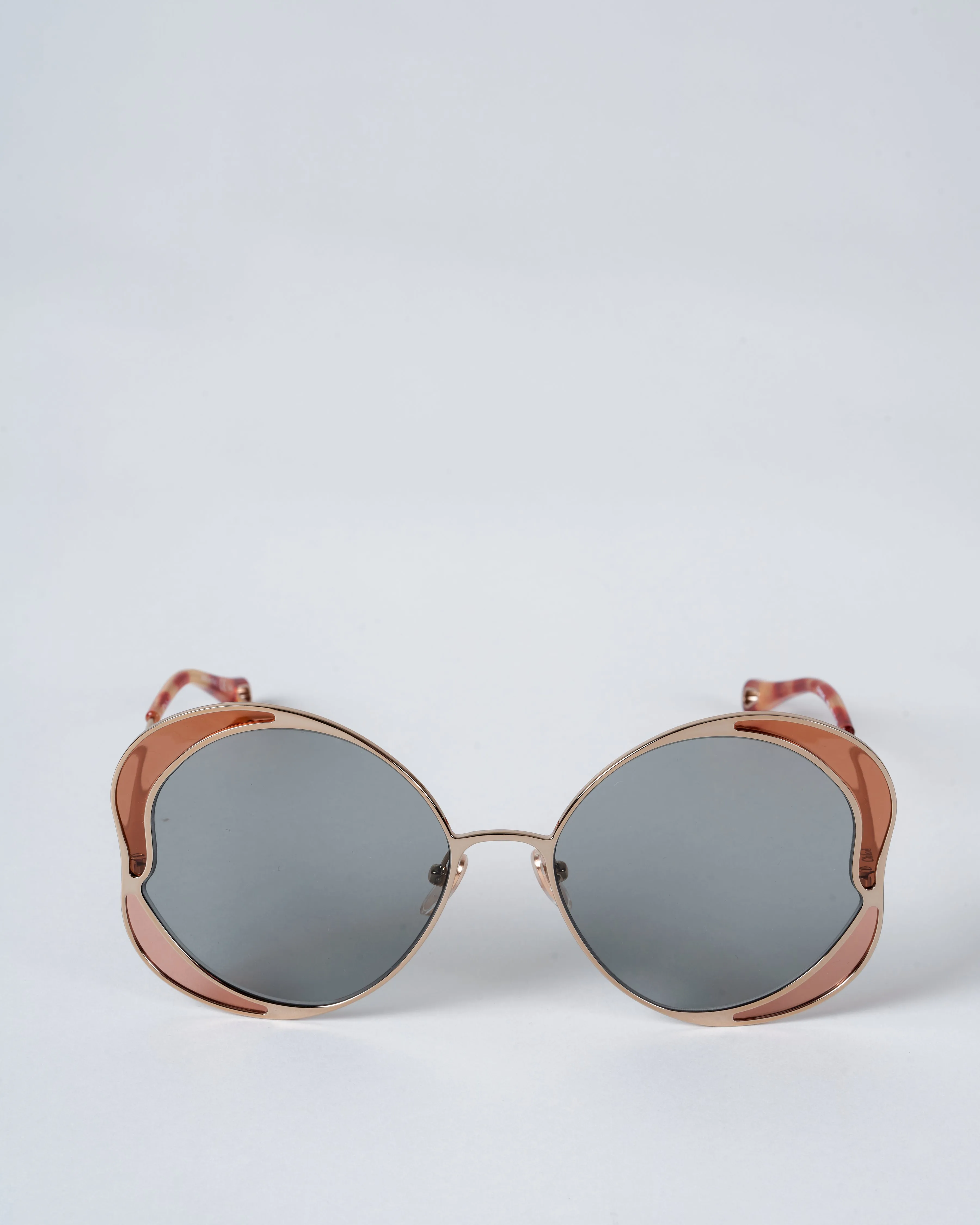 chloe ch0024s-002 60 - gold grey