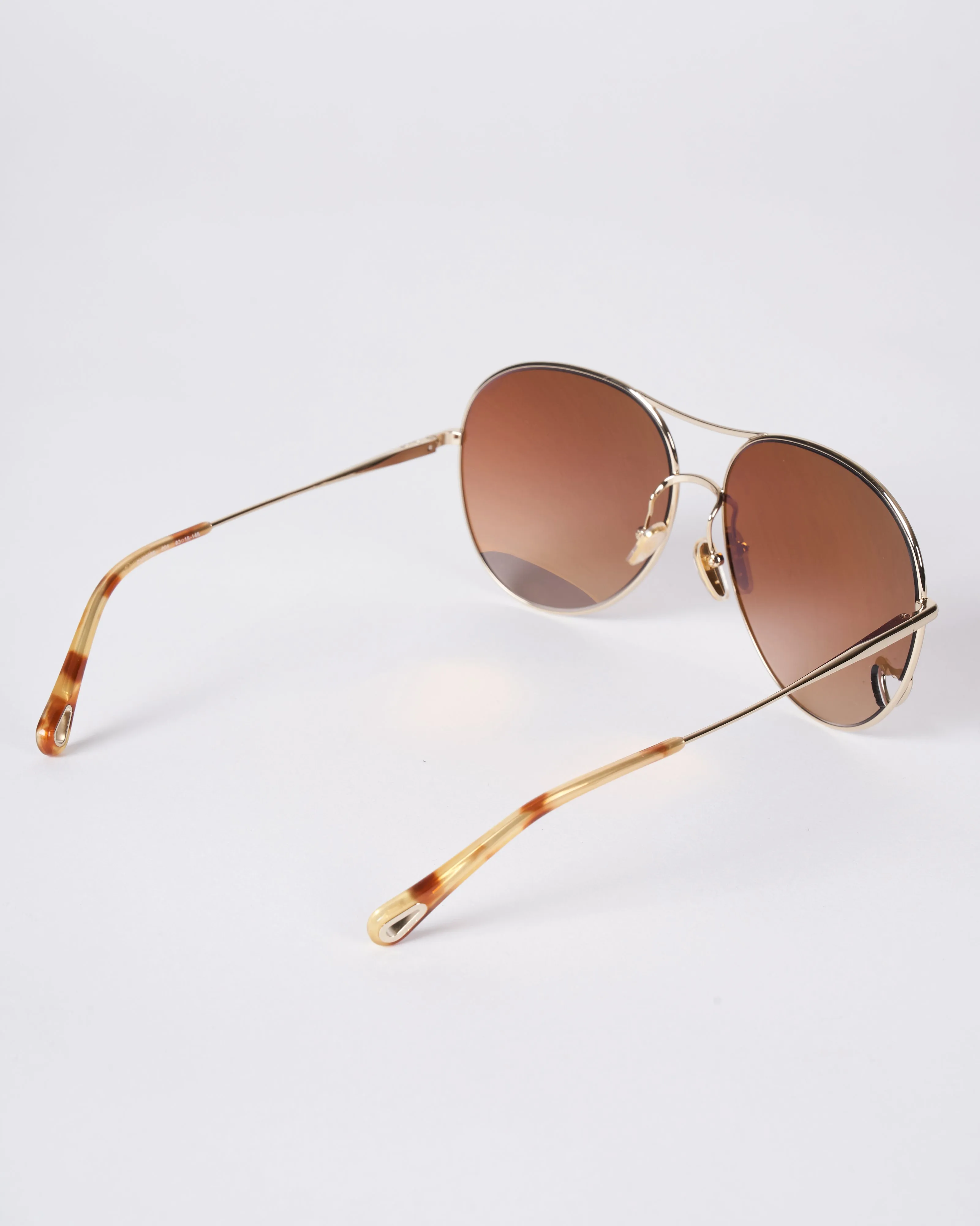 chloe ch0028s-001 63 - gold/brown