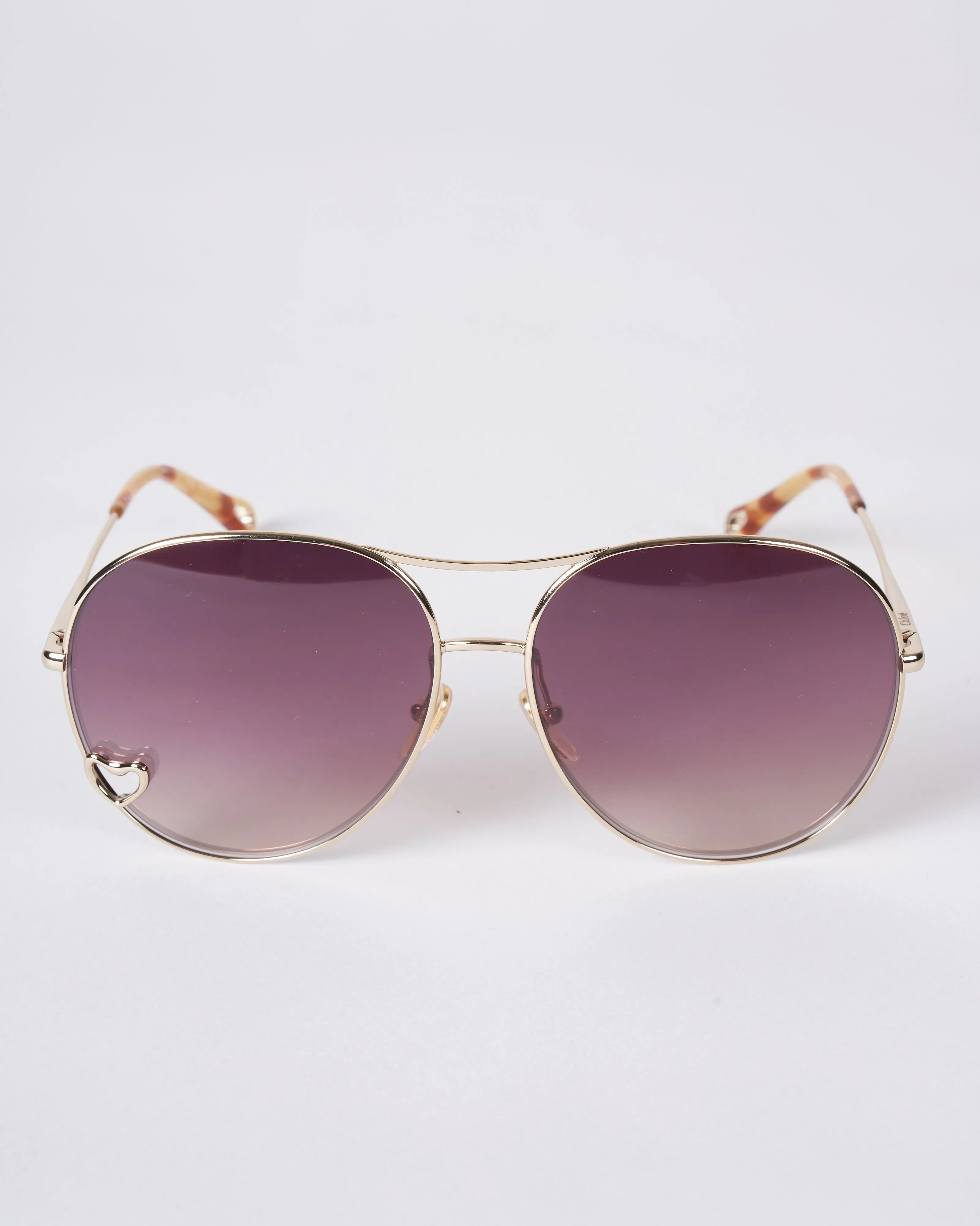 chloe ch0028s-001 63 - gold/brown