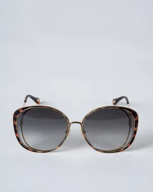 chloe ch0036s-001 63 - gold grey